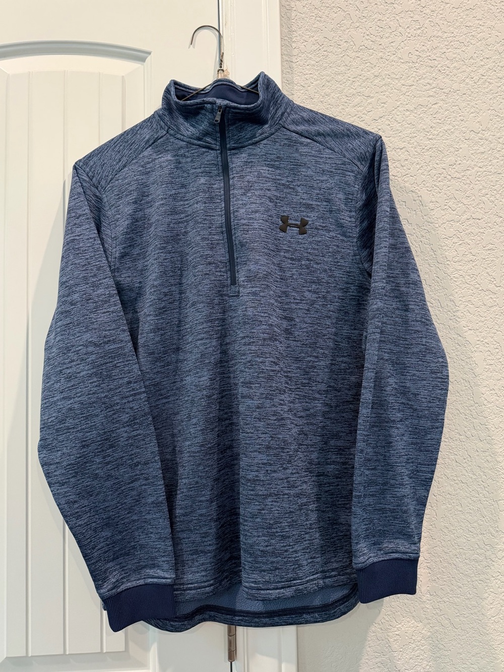 Under Armour Navy Heather 1/4 Zip Pullover